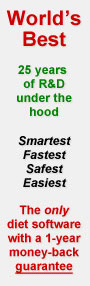 DietPower is the smartest, fastest, safest, easiest nutrition software on the market
